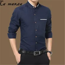 Мужская одежда летняя плюс размер 5xl рубашка с длинными рукавами Мужская s корейская мода стиль мужские s стандартные для рубашек Fit