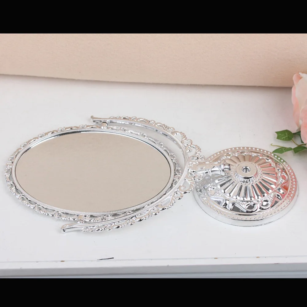Двусторонняя Косметическая подставка для макияжа с круглым зеркалом|round mirror|mirror