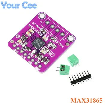 

MAX31865 Platinum Resistance Temperature Detector Module GY-MAX31865 RTD Digital Converter Board PT100-PT1000 Electronic DIY