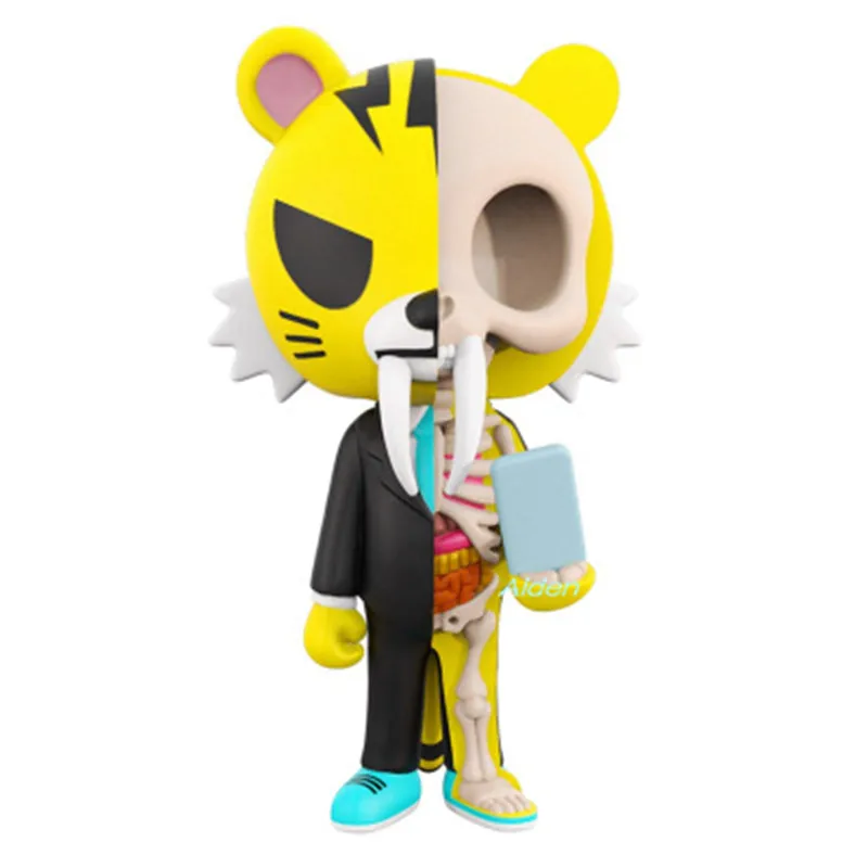 

4" Kaws BRIAN BFF 4D XXRAY Gloomy Dissected Companion Anatomy Original Fake Street Art 10CM Plastic Action Figure Toy BOX Z1454