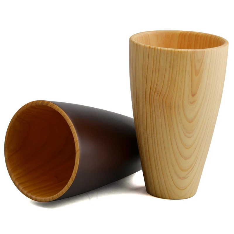 

2017 Original Wooden Cup Hand Made Drinking Tool For Tea Milk Beer Non -Toxic Mug Coffee Cups Heat Resistant Creative Drinkware