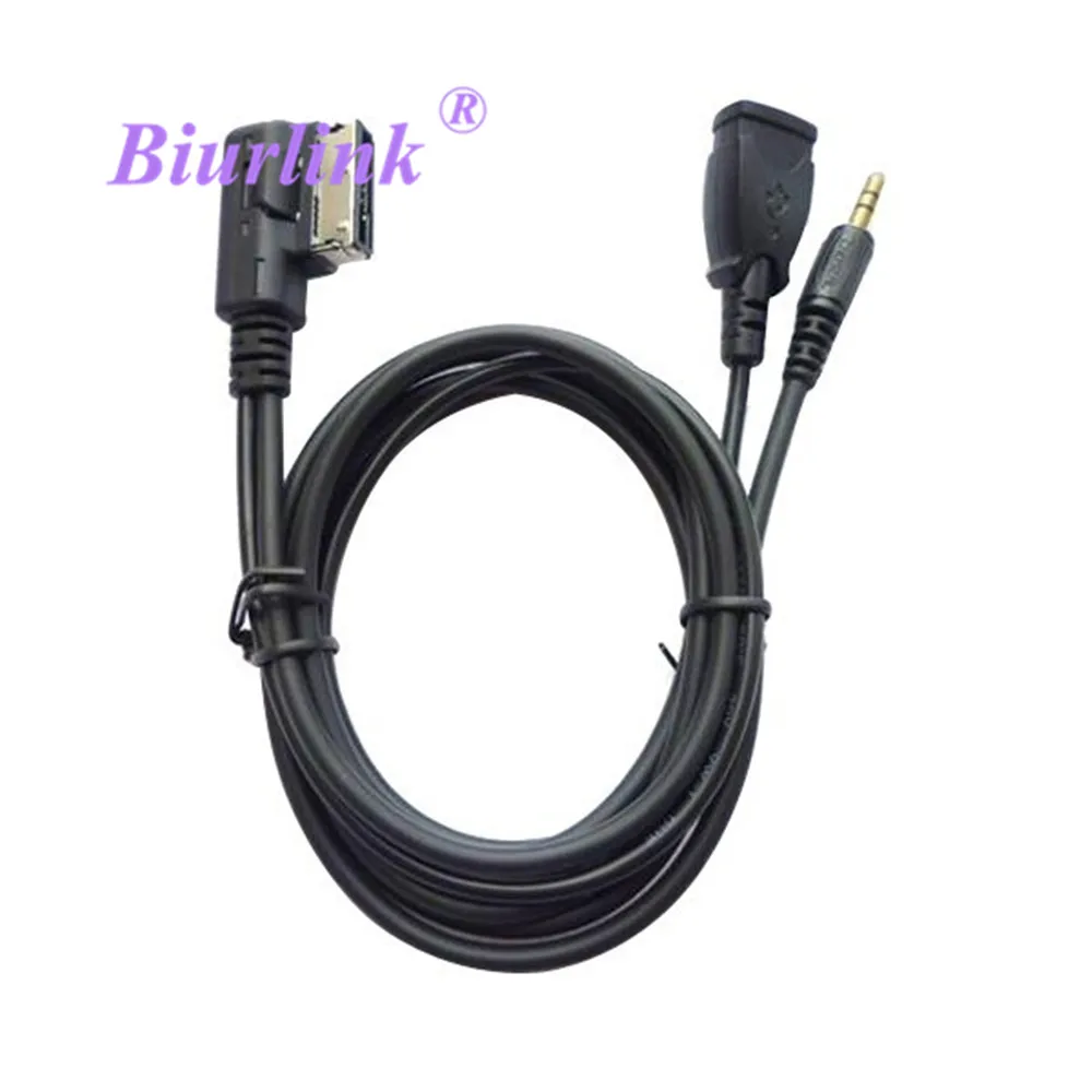 Адаптер кабеля Biurlink Media AUX USB для Benz|input cable|aux usbaudio input cable |