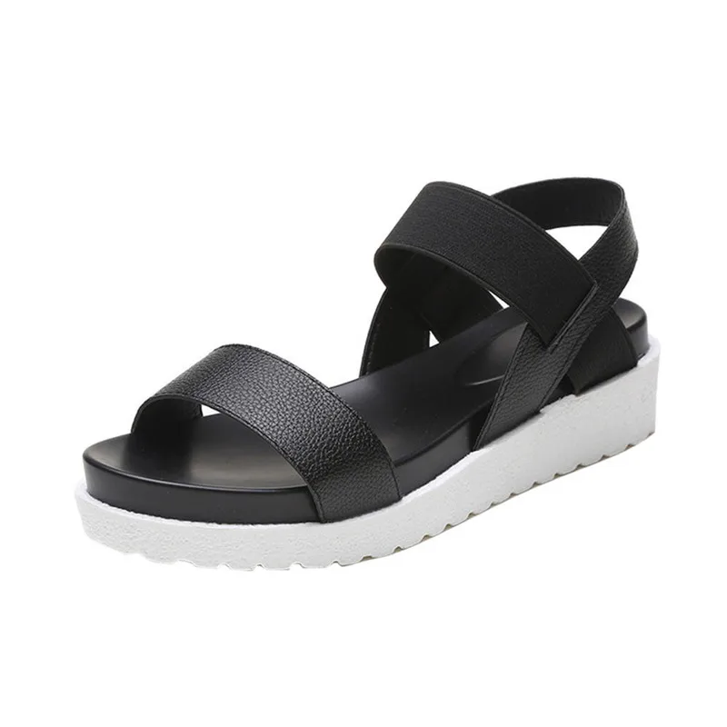 2018 SAGACE модная женская обувь Sandalia feminina Sandals женские кожаные сандалии на плоской
