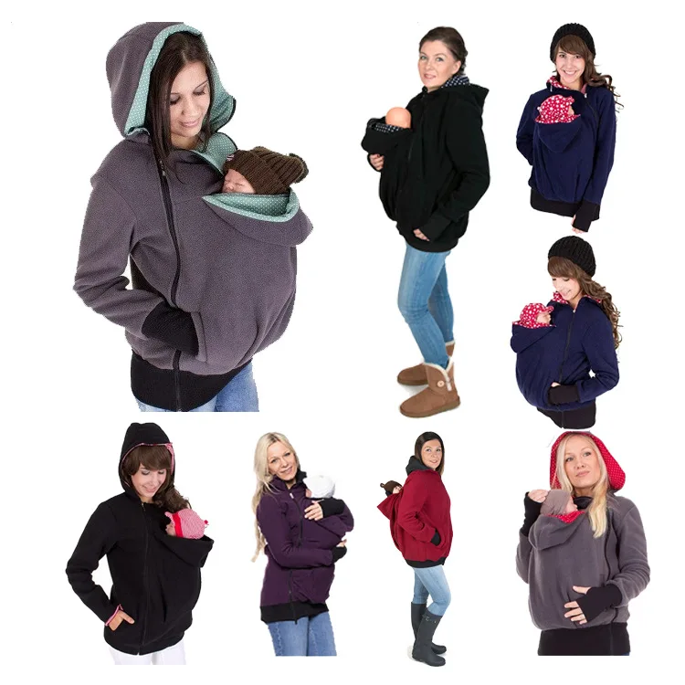 Female Hoodies Sweatshirt Autumn Winter Long Sleeve Zip