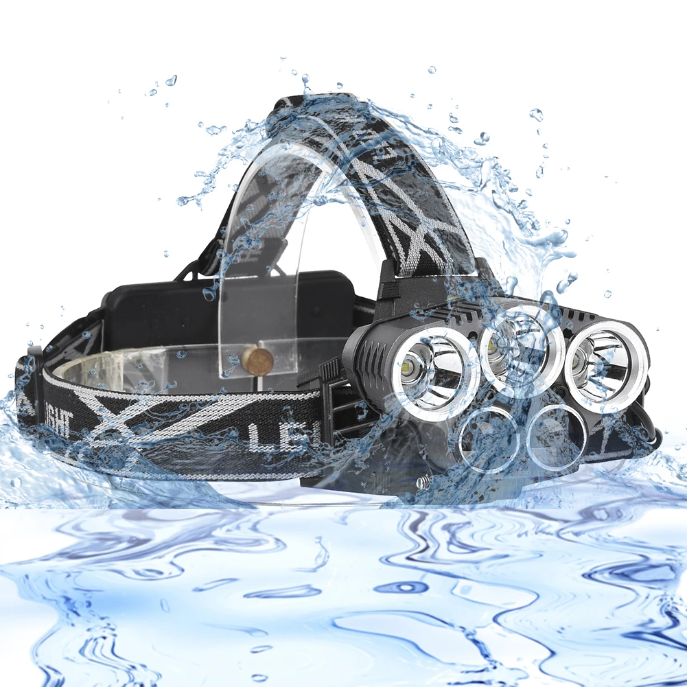 Litwod Z202309A 15000lm СВЕТОДИОДНАЯ головная лампа 3T6 + 2LST Alu сплав корпус перезаряжаемый