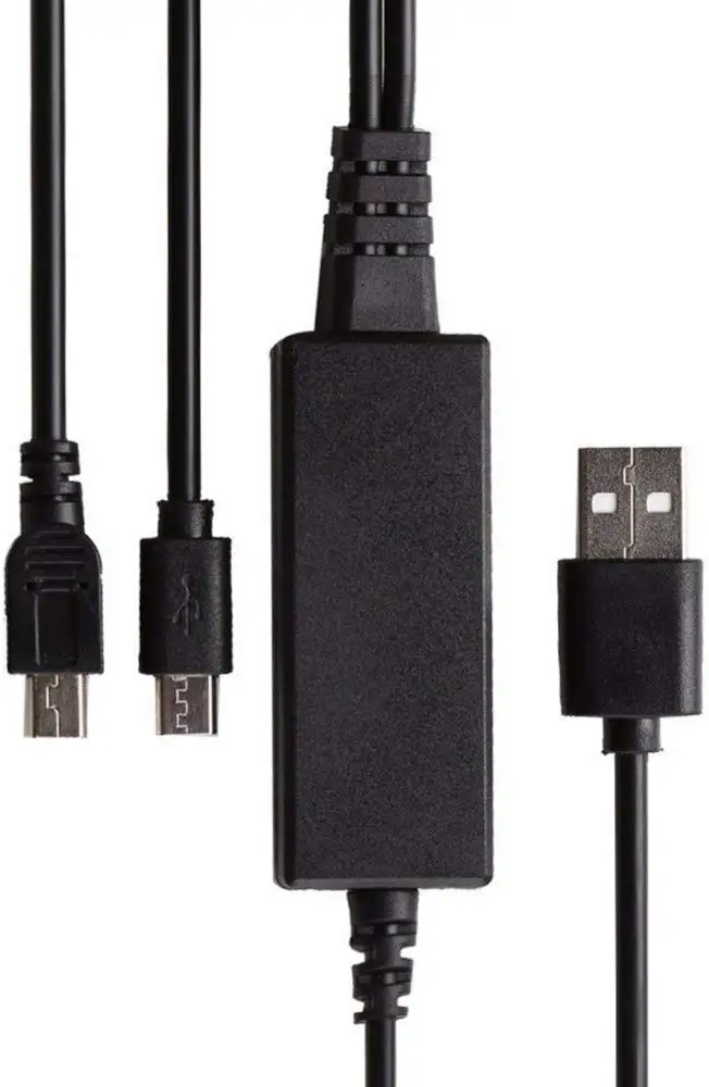 Charging Adapter 2 in 1 USB Charging Cable Adapter for PS4 Move