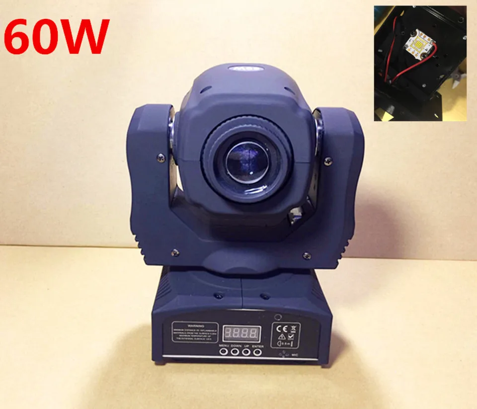 

4pcs/lot led 60W mini led spot moving head light Mini Moving Head Light 60W DMX dj 8 gobos effect stage lights