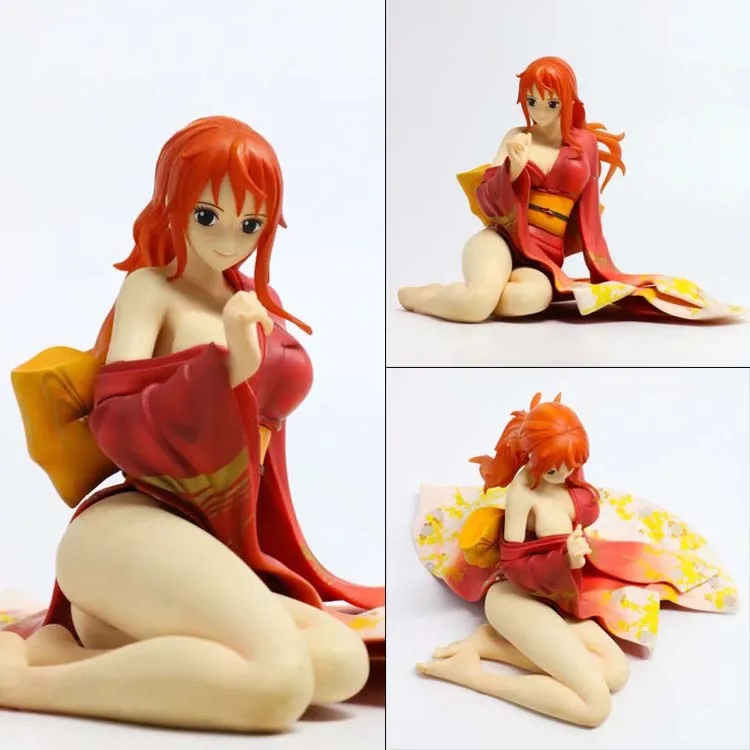 

15CM Japanese anime figure sexy kimono ver one piece Nami action figure collectible model toys for boys