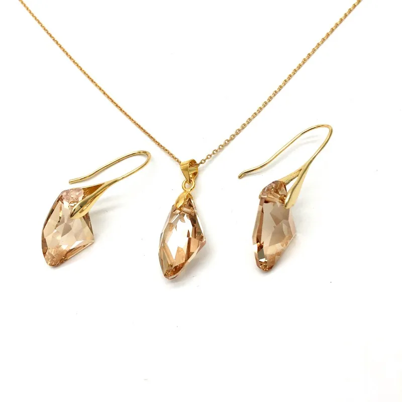 Ms Betti Galactic Vertical Pendant and Earring jewelry set crystal from Swarovski13