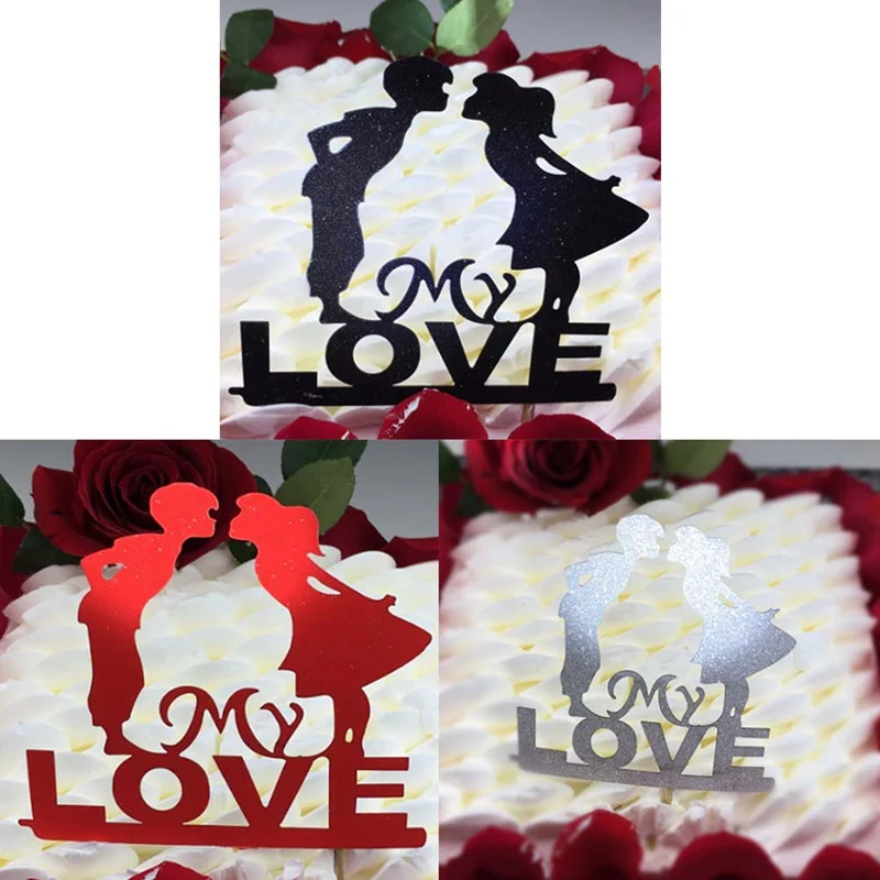 

Wedding Cake Topper Bride Groom Mr Mrs paper Cake Toppers Wedding Decoration Mariage Party Supplies Adult Favors