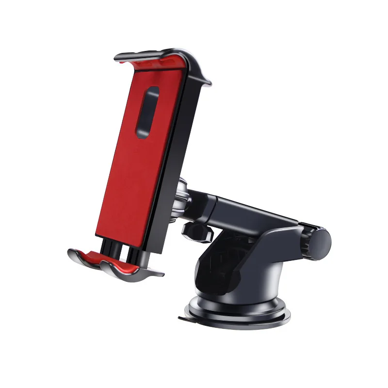 Планшет телефон Подставка для iPad Air Mini pro для samsung Сильный всасывания Таблетки Автомобильный держатель Подставка для iPhone X телефон 4-10,5 дюйма - Цвет: Красный