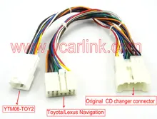 Yatour for Small to Big Y cable adapter (YT-SBY) for Toyota/Lexus with male plug in central armrest box
