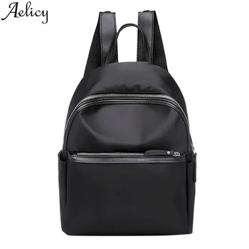 

Aelicy 2019 New Fashion Backpack Neutral Nylon Backpack Shoulder Bag Backpack Student School Pack Travel Bag School Bagpack