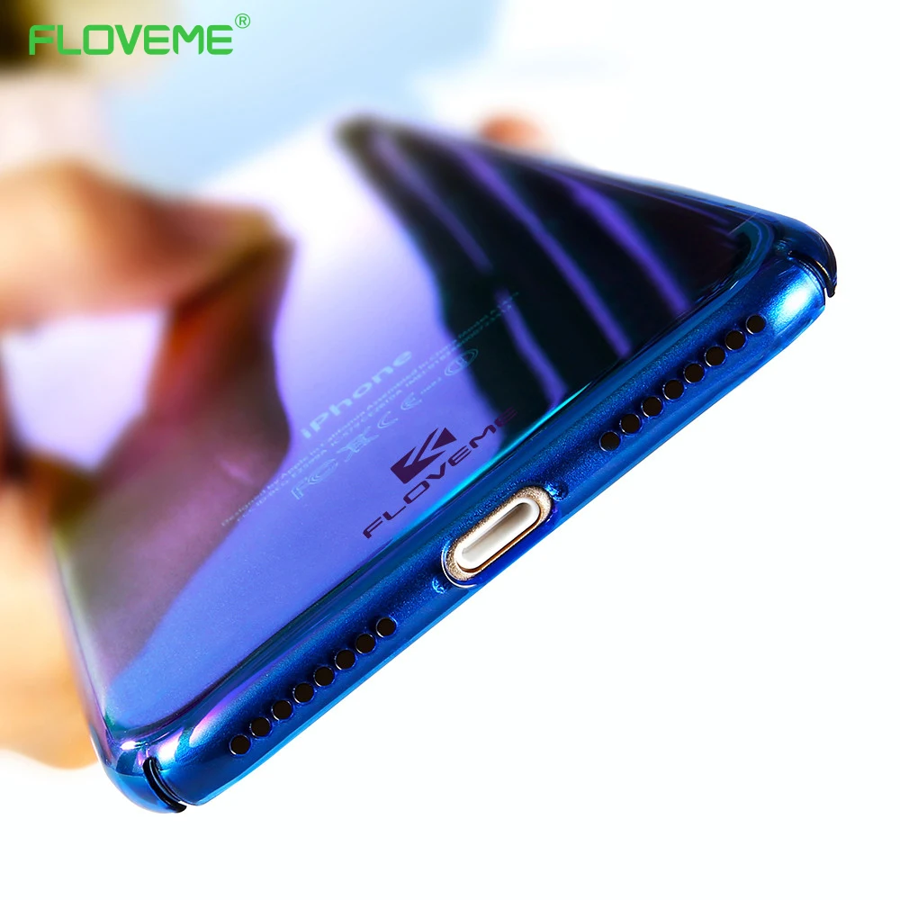 FLOVEME Gradient Colorful Cases For iPhone 7 7 Plus Case