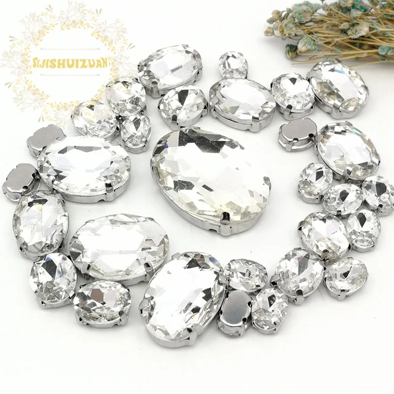 YANRUO 3240 Tutte Le Dimensioni Trasparente Flatback Quadrato - Foto 2