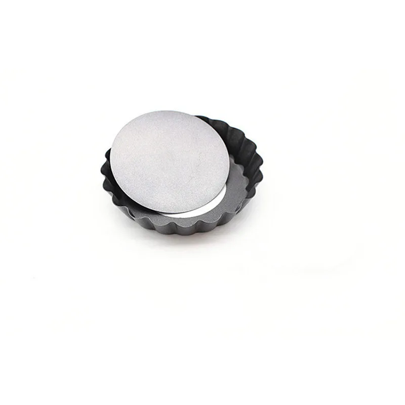 4inch Non-stick Tart Mold Quiche Pan Removable Round Cake Mould Pans with Loose Bottom Pie Pan Muffin Cake Pan01