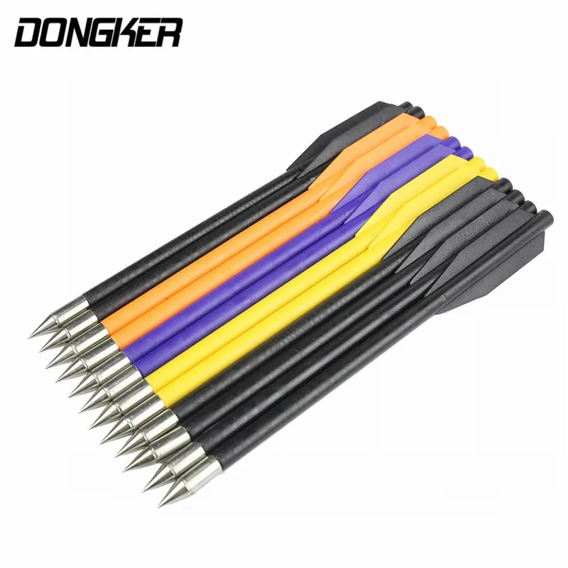 12 قطعة/الوحدة 16 سنتيمتر لون المزيج نشاب بولت الصيد الرماية الرماية السهم الصلب القوس السهم التكتيكية العسكرية الصيد التبعي