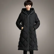 Новые женские куртки-пуховики из шерсти с капюшоном в стиле пэчворк Зимняя парка в стиле пэчворк Женская плотная верхняя одежда Брендовые пальто