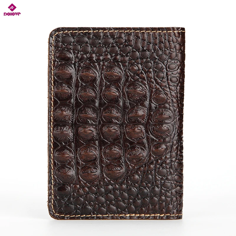 Обложка для паспорта из натуральной кожи с крокодиловым узором|men genuine leather|genuine