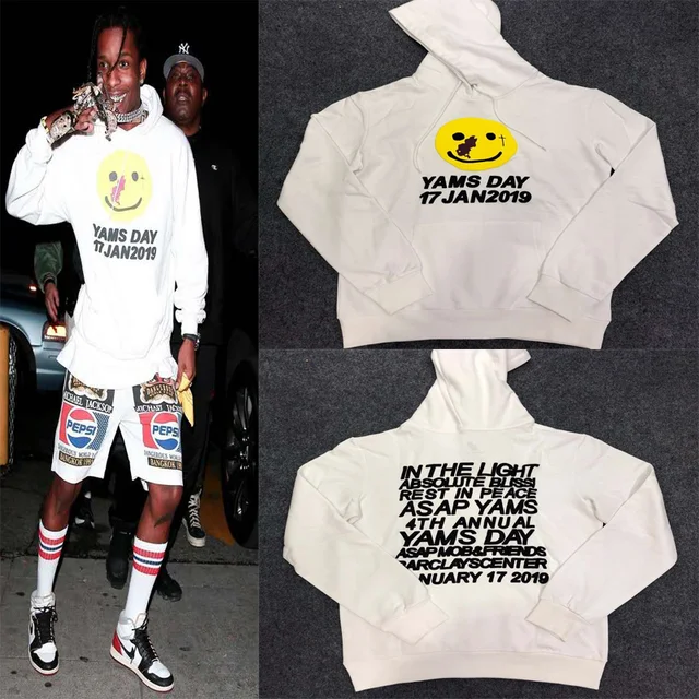 19SS ASAP ROCKY CPFM Hoodies Men Women Yams Day Hoodie CPFM W.W.C.D