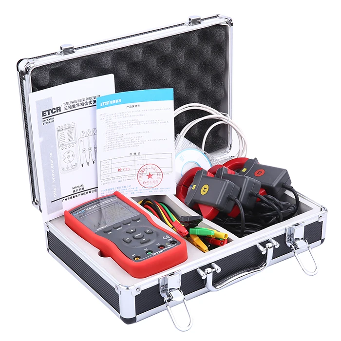 

ETCR4700 phase voltammetry table can be measured 0.1 ~ 400A current phase measurement frequency measurement frequency ETCR
