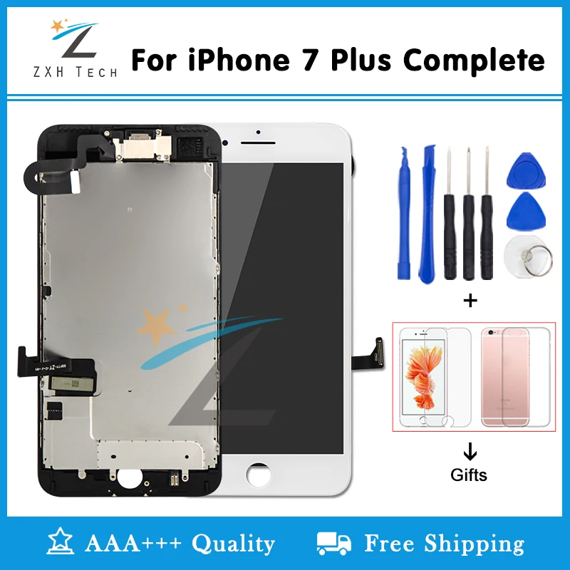 3D сенсорный экран для iPhone 7/7 plus ЖК дисплей с дигитайзером в сборе запасной