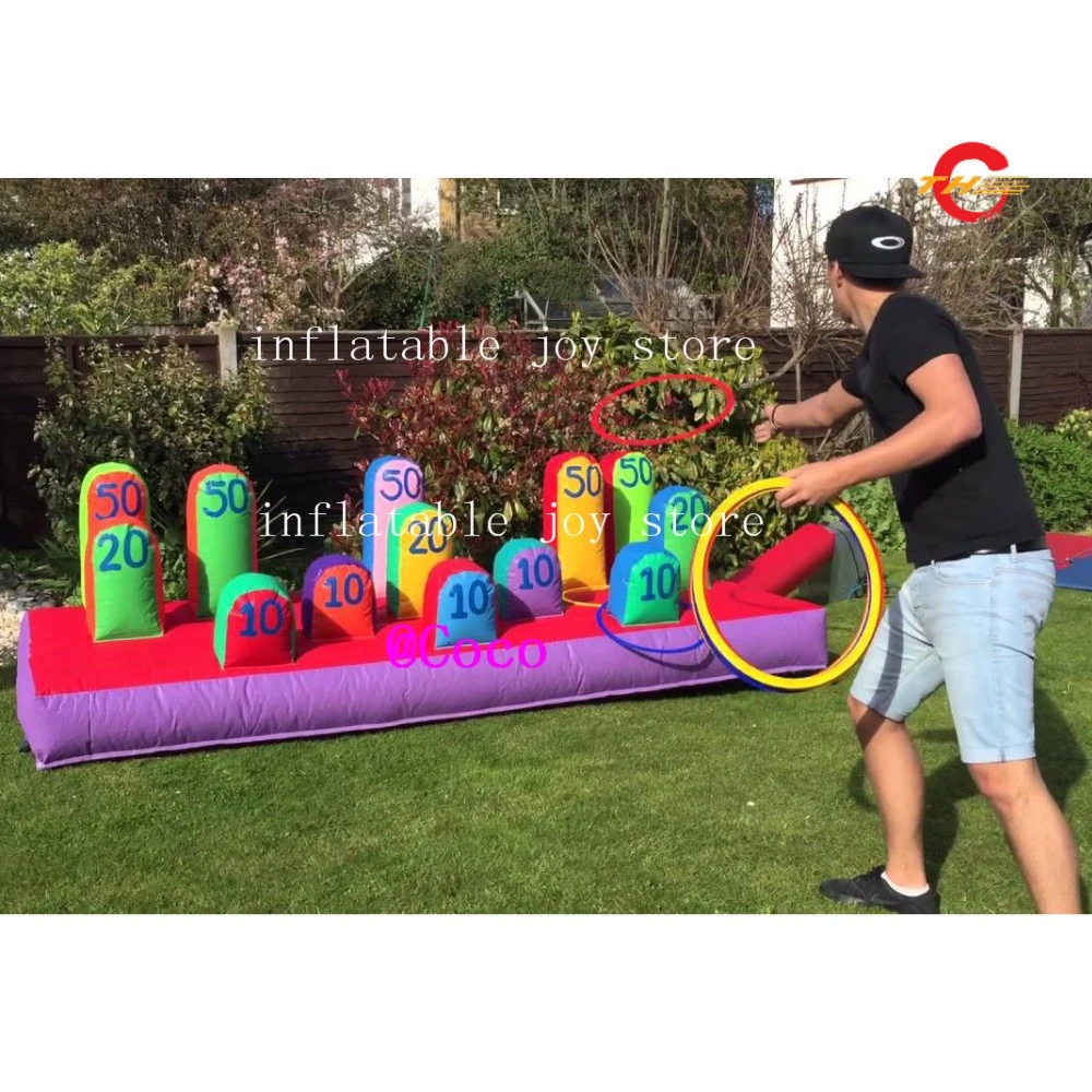 Free Air Ship To Door!outdoor Inflatable Ring Toss Game,inflatable Throw Ring  Game,interactive Inflatables Hoopla Game - Inflatable Toys - AliExpress