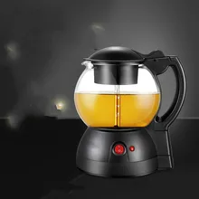 Черный чай вареная посуда полностью автоматическая стеклянная Изолированная Паровая Электрочайник безопасность функция автоматического отключения