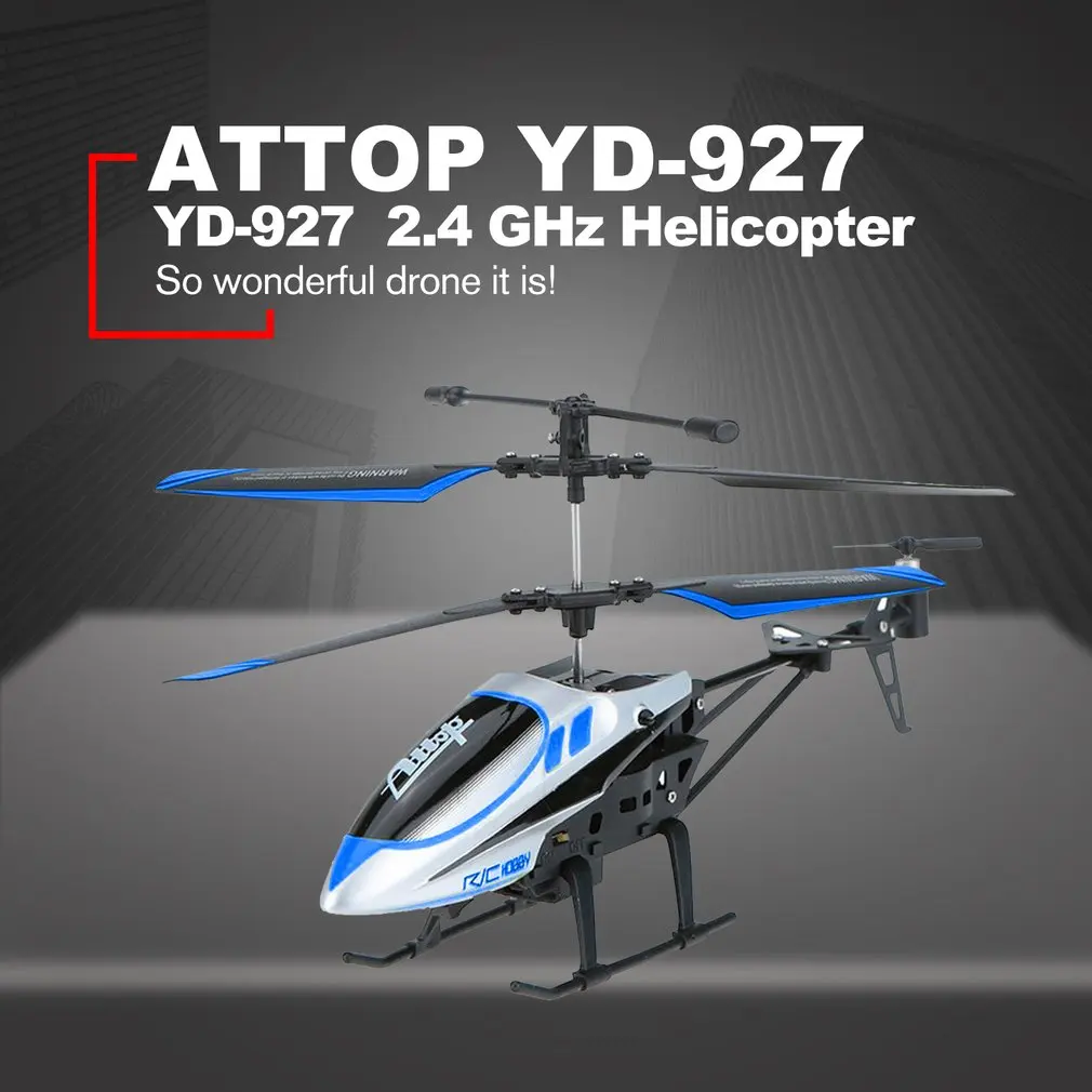 

Attop YD-927 2.4 GHz 3.5 Channel Strong Resistance Drone RC Helicopter Quadcopter Defensive Remote Control Aircraft Model Toys