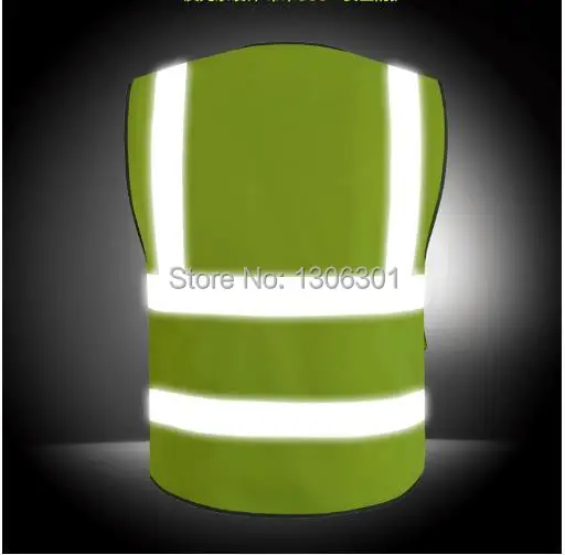 Новинка 360 светоотражающие жилеты для дорожного движения строительные светоотражающие жилеты безопасности для верховой езды, отражающиеся много карманов