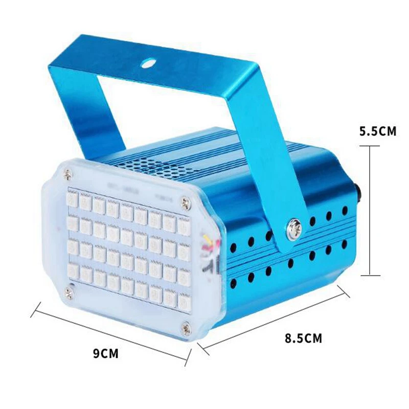 Wonlukiy AC90-260V 36 светодиодный белый/RGB светодиодный сценический свет освещение для дискотеки вспышка света для семьи вечерние KTV ЕС/США штекер