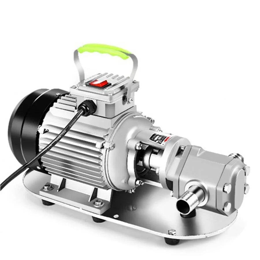 

Power 220V/380V WCB Protable Gear Oil Pump with Motor WCB-30P WCB-50P, 304 Stainless Steel Fuel Transfer Pump for WVO WMO