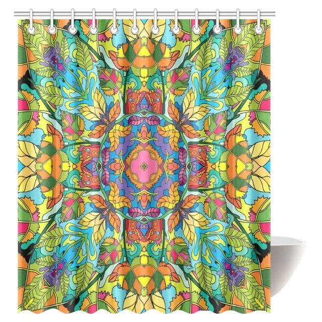 Aplysia Psychedelic Jungle Forest Fl Colorful Fabric Bathroom Aplysia Psychedelic Jungle Forest Fl Colorful Fabric Bathroom Shower Curtain With Hooks 72 X 84 Inches