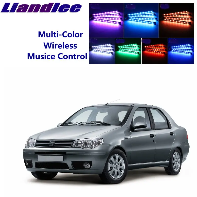 LiandLee For Fiat Albea  Siena 2002~2012 Car Install of Car Seats Accent Interior Atmosphere Light