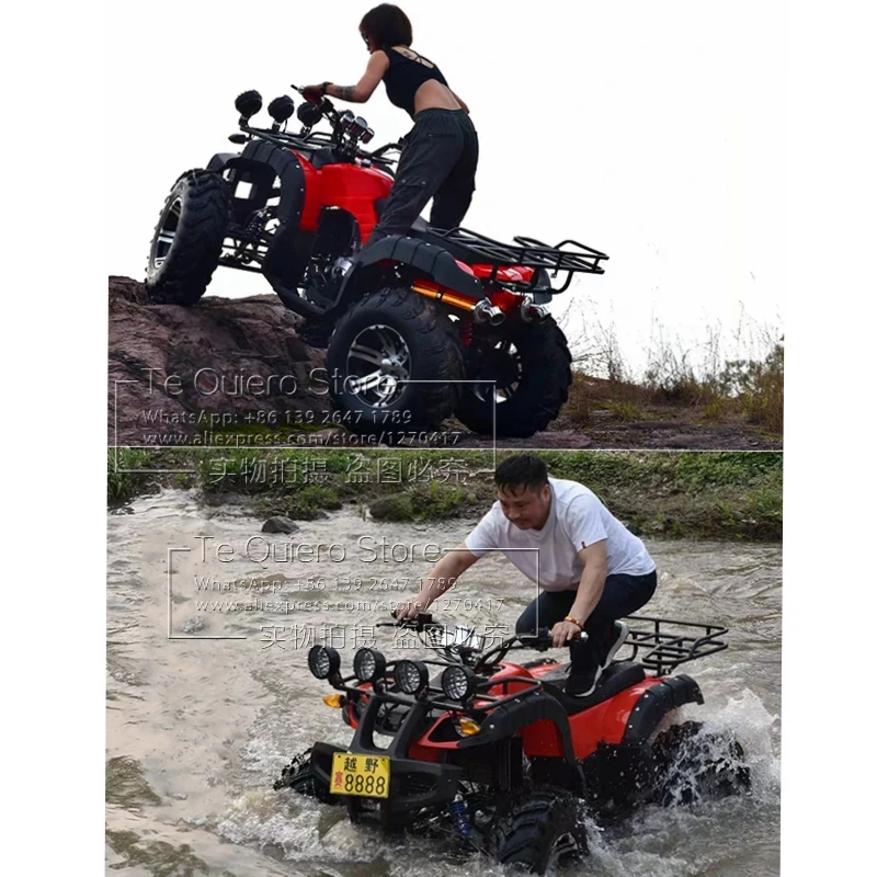 

Outdoor Fun Sports Quad Bike Amusement Games Teenagers Adults Drive Toy All Terrain Vehicle Racing ATV Sand Beach Car Buggy