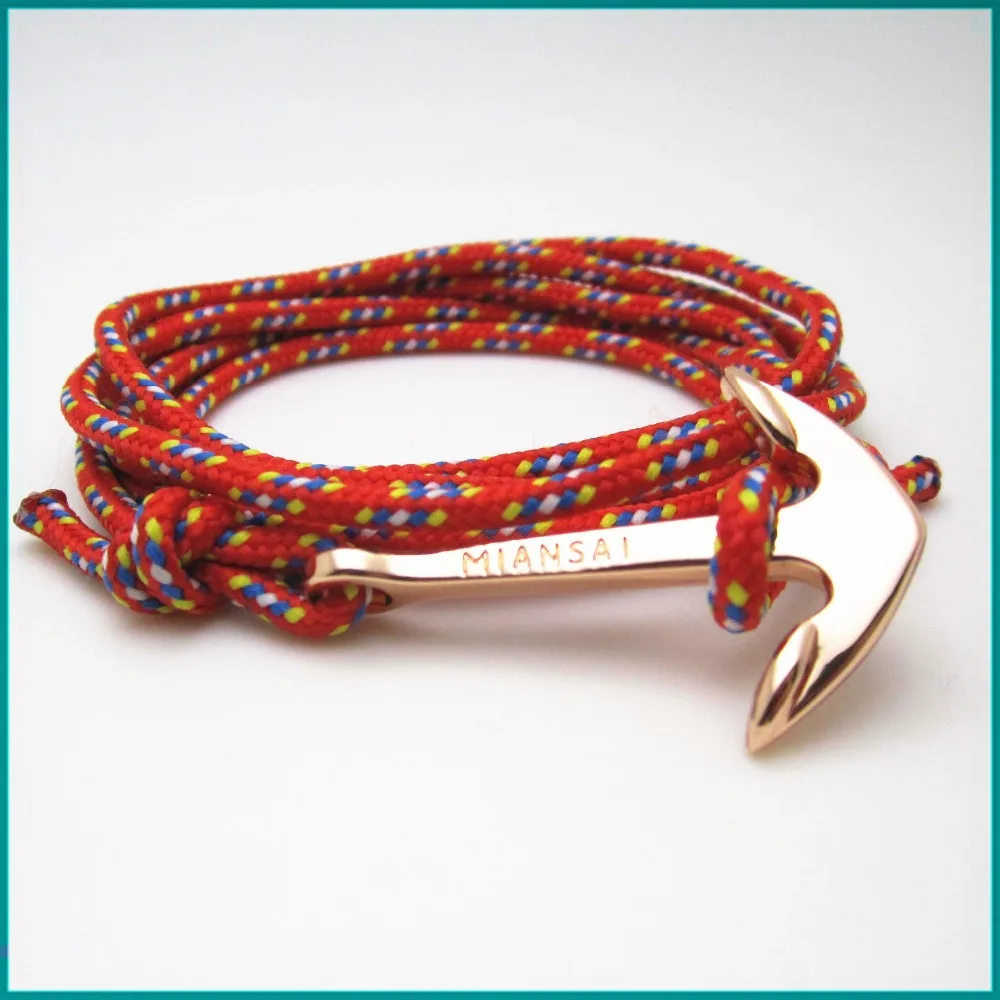 Miansai Anchor Bracelet Enameled