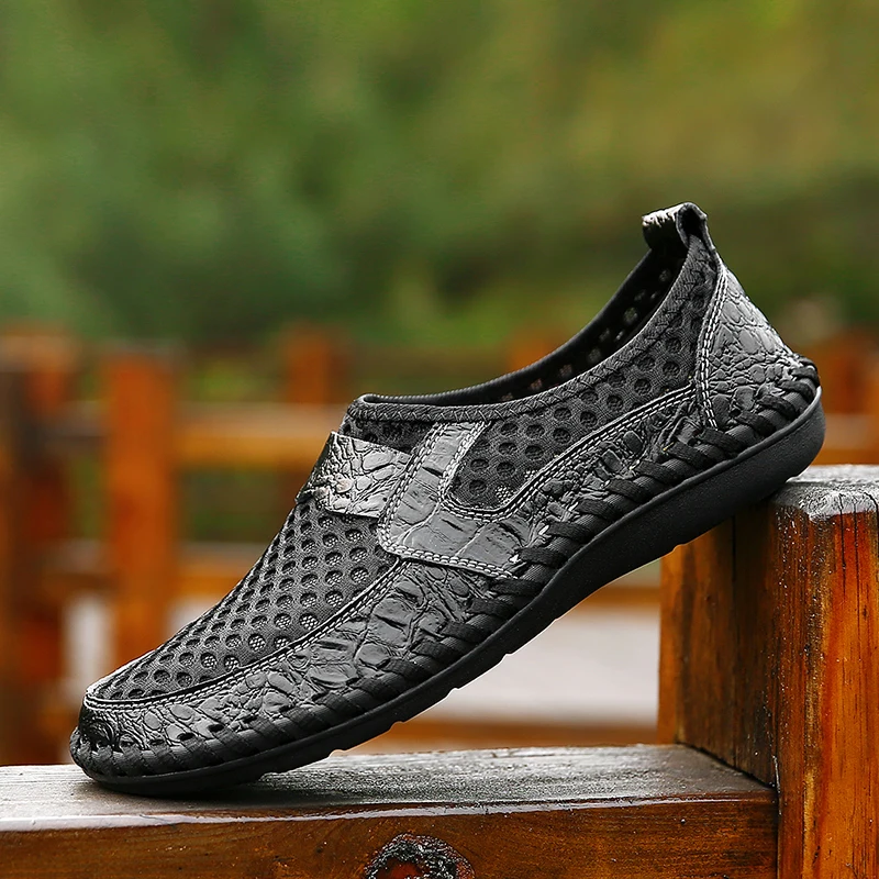 

6.5-13 Breathable Summer Water Shoes Men Walking Aqua Shoes Barefoot Mesh Hiking Beach Swimming Sneakers Man Sports Yoga Shoes