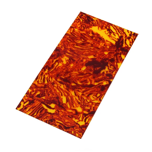 Sunset Glow Celluloid Guitar Head Veneer Shell Sheet For Guitar & Jewelry Making Luthier Work Parts