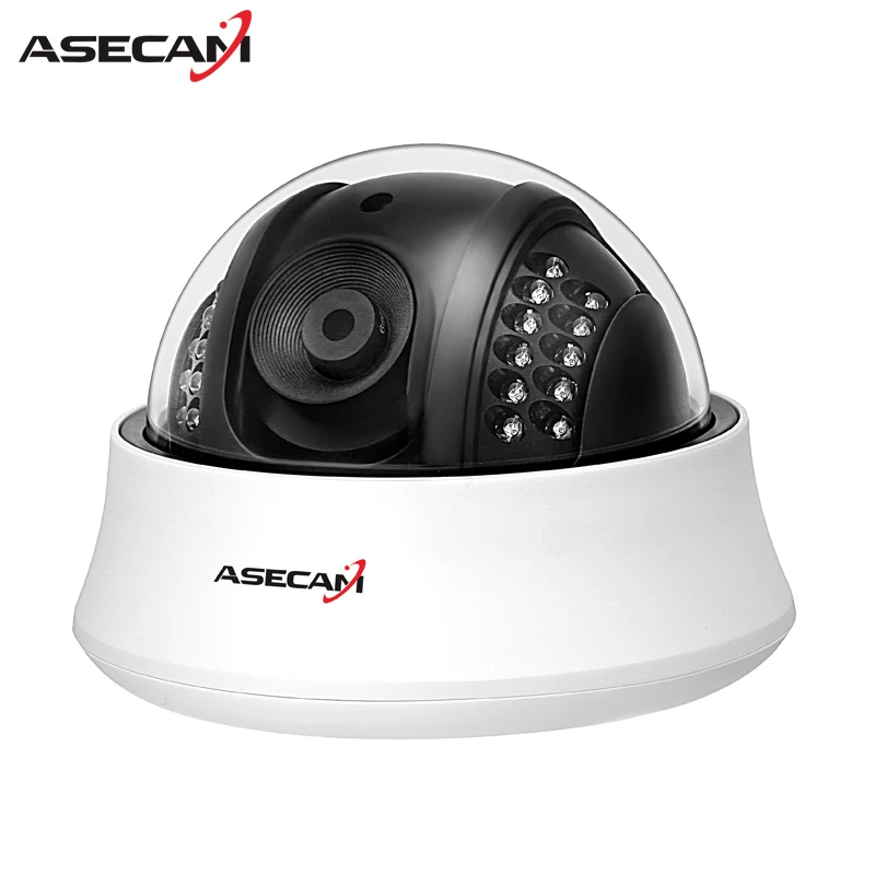

HD 720P IP Camera Onvif Black Indoor Dome WebCam CCTV Infrared Night Vision Security Network Smart home 1MP Video Surveillance