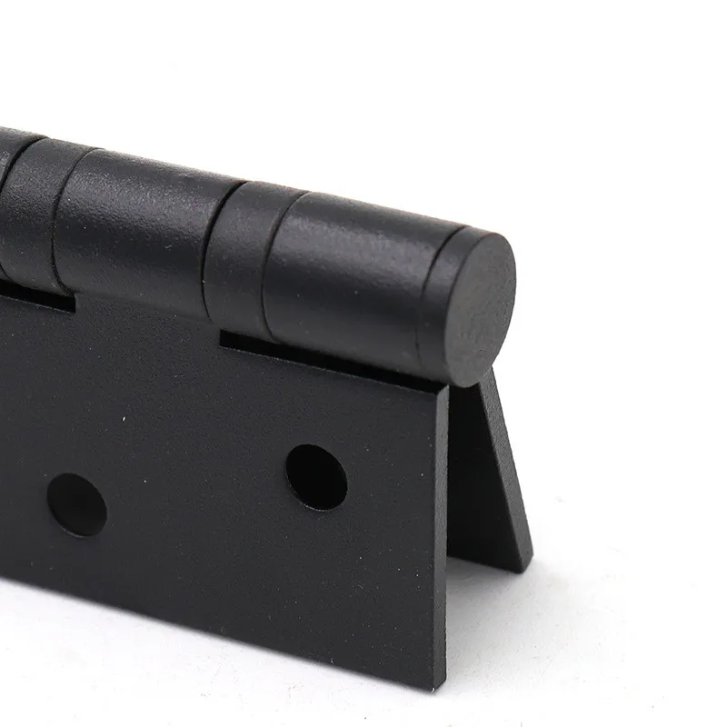 2pcs Black Stainless Steel Door Hinge For Heavy Doors With True Bearing