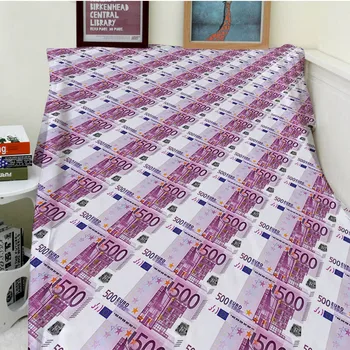 

Super Soft Blankets Plush Machine Wash Funny Five Hundred Euros Money Sofa Bed Throw Cobertor Kids Adults Blanket Thick Thin