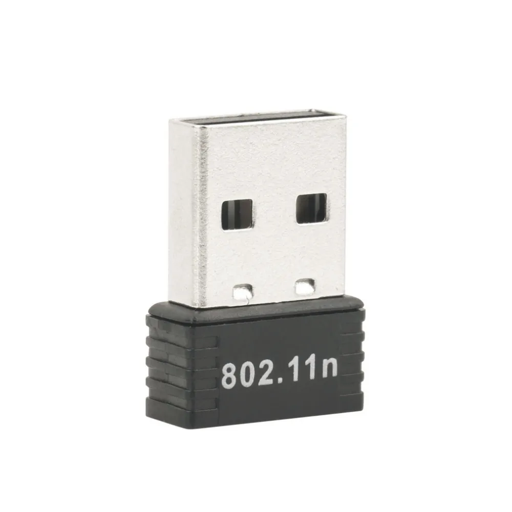 В наличии! 1 шт. мини-usb wi-fi адаптер N 802,11 b/g/n wi-fi ключ с высоким коэффициентом усиления 150 Мбит/с Беспроводная антенна wi-fi для компьютера