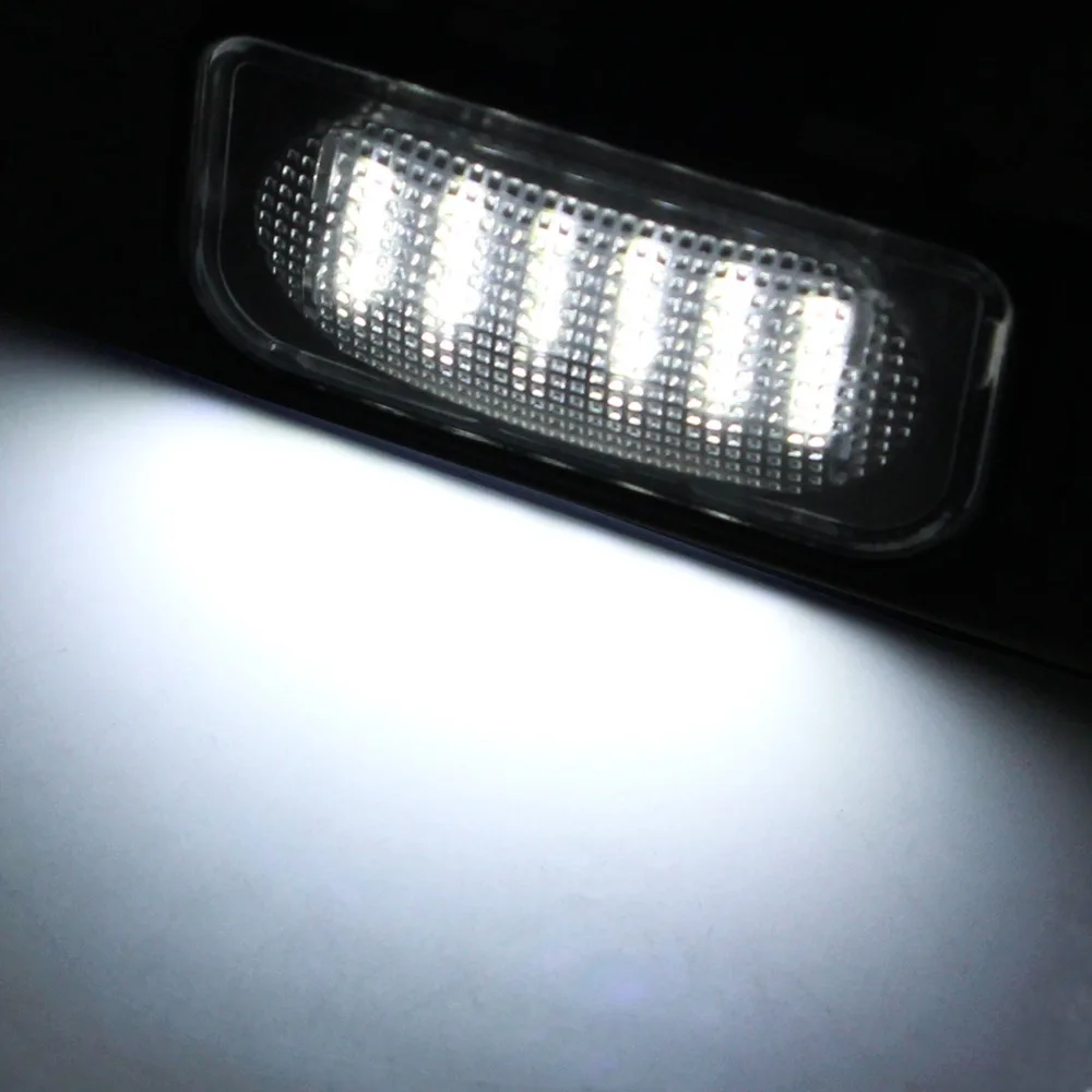 2x24 светодио дный 3528 SMD номерной знак свет для BMW E38 7 серии 740i 740iL 750iL 1995-2001 белый 12 В