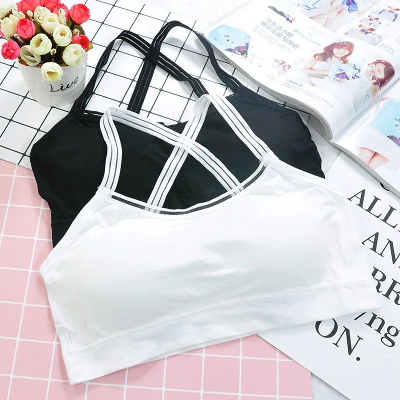 Female Cross Beauty Back Tube Tops Women's Black White Wrapped Chest Bras Top Women's Intimates Female Cross Beauty Back Tube Tops Women's Black White Wrapped Chest Bras Top Women's Intimates