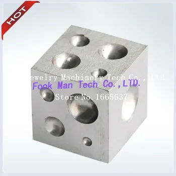 

diy Dapping Punches Jewelry Tools Supplies Square Dapping Block