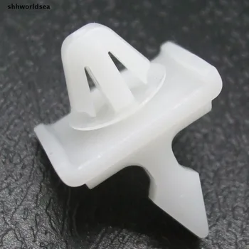 

shhworldsea 100PCS Door Shield Moulding Clip For Mercedes Benz Automotive Clips And Fasteners Auto Plastic Car Clips Rivet