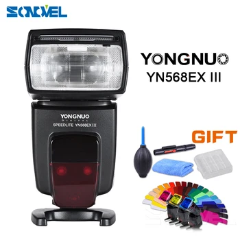 

YONGNUO YN568EX III Flash Speedlite Wireless TTL Master Slave GN58 1/8000s High Speed Sync for Canon DSLR Camera W/Free Gift