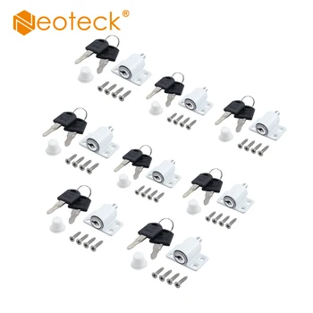 

Neoteck 8Pcs/set Zinc Sliding Window Patio Screw Door Catches Locking Pin Push Child Safety Anti-theft Window Bolt Security Lock