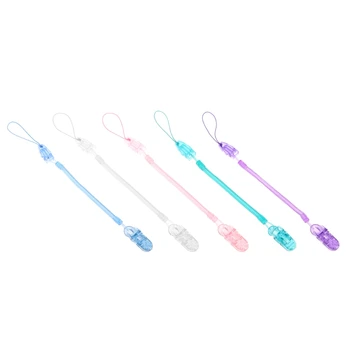 

Baby Infant Toddler Dummy Pacifier Spring Soother Nipple Clip Chain Holder Strap