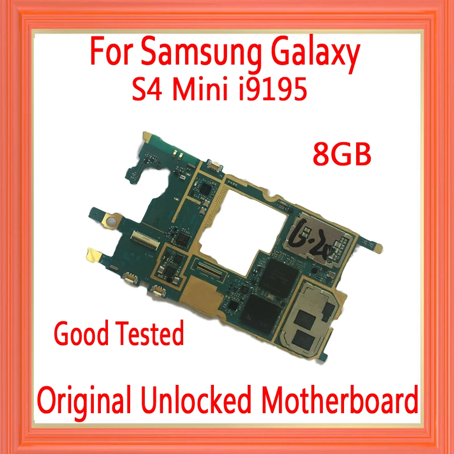 100% оригинальная разблокированная материнская плата для Samsung Galaxy S4 mini i9195